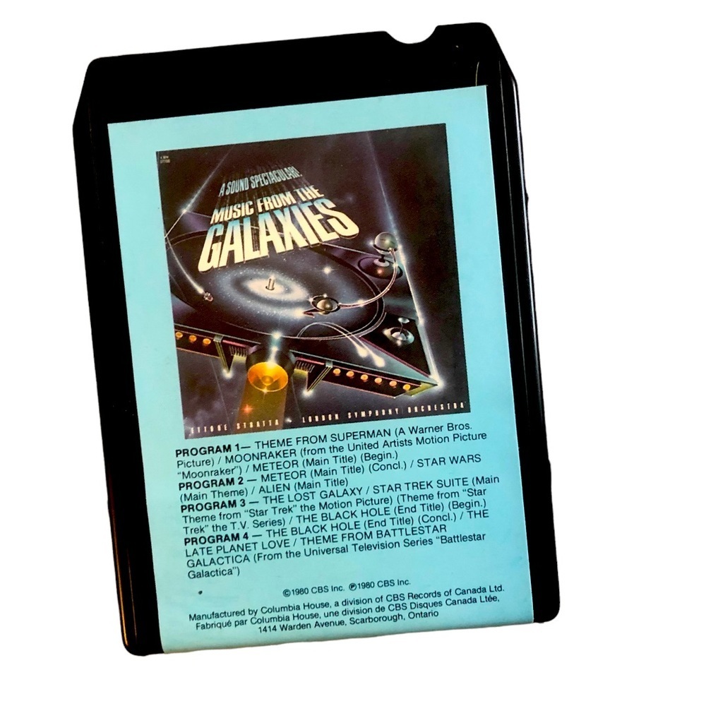 MUSIC from the Galaxies Columbia 1980 8-track rare